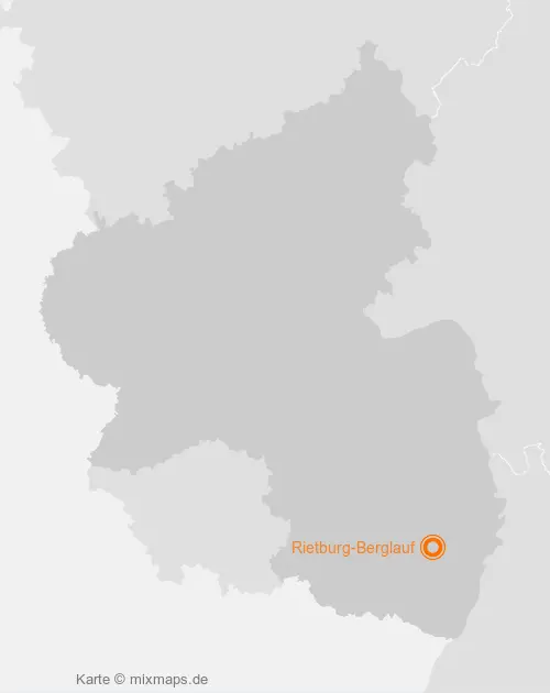 Karte Rheinland-Pfalz: Rietburg-Berglauf, Edenkoben