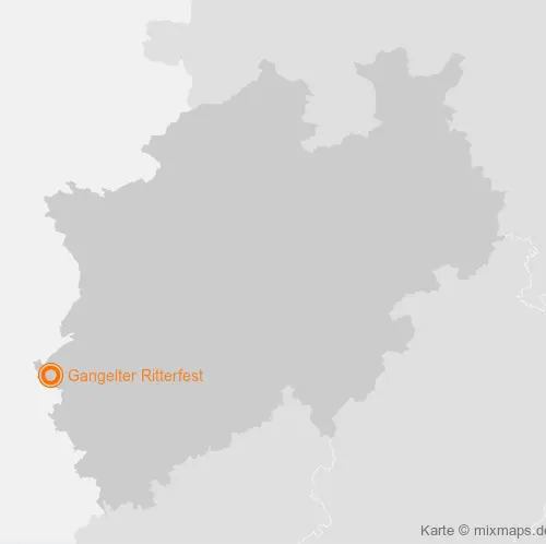 Karte Nordrhein-Westfalen: Gangelter Ritterfest, Gangelt