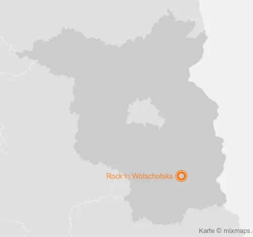 Karte Brandenburg: Rock in Wotschofska, Lübbenau