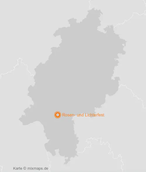 Karte Hessen: Rosen- und Lichterfest, Frankfurt am Main