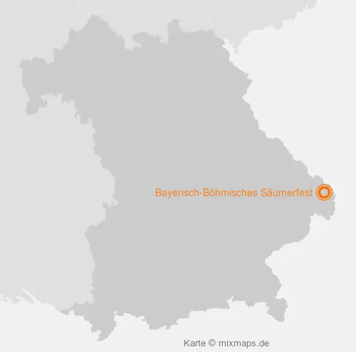 Karte Bayern: Bayerisch-Böhmisches Säumerfest, Grainet