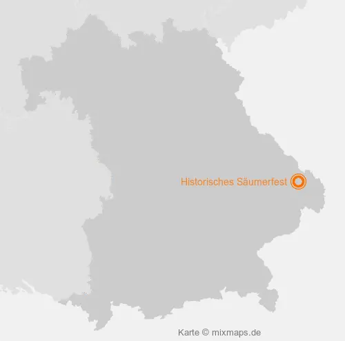 Karte Bayern: Historisches Säumerfest, Grafenau