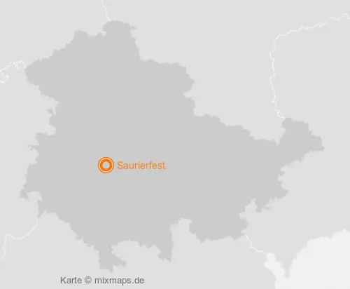 Karte Thüringen: Saurierfest, Georgenthal