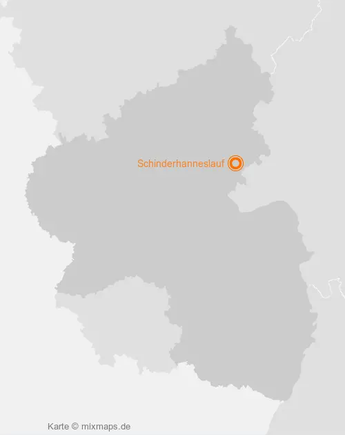 Karte Rheinland-Pfalz: Schinderhanneslauf, Miehlen