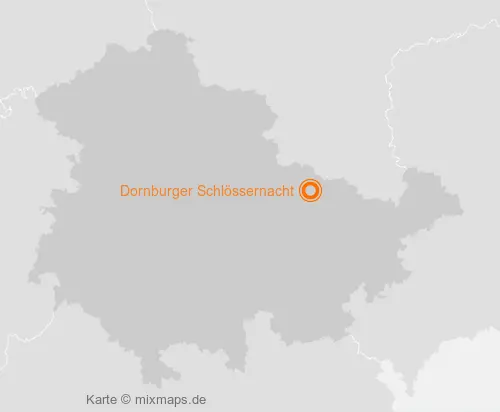 Karte Thüringen: Dornburger Schlössernacht, Dornburg/Saale