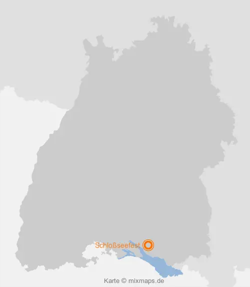 Karte Baden-Württemberg: Schloßseefest, Salem