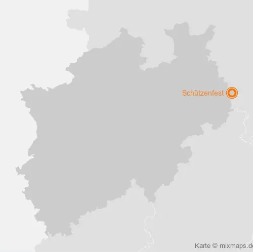 Karte Nordrhein-Westfalen: Schützenfest, Albaxen