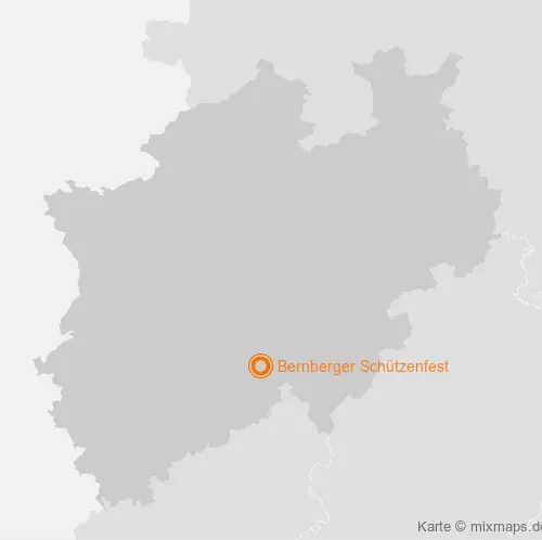 Karte Nordrhein-Westfalen: Bernberger Schützenfest, Bernberg