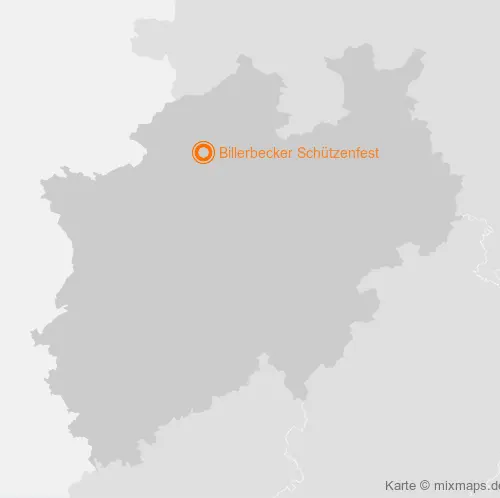 Karte Nordrhein-Westfalen: Billerbecker Schützenfest, Billerbeck