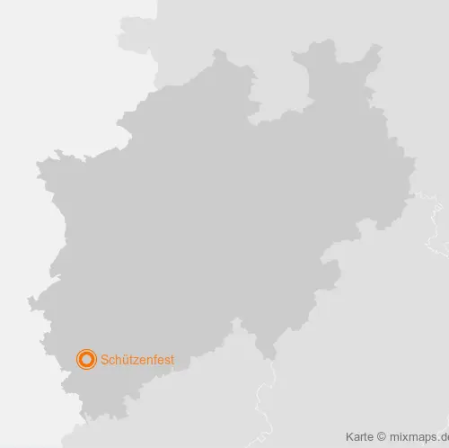 Karte Nordrhein-Westfalen: Schützenfest, Brandenberg