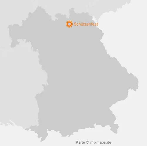 Karte Bayern: Schützenfest, Burgkunstadt