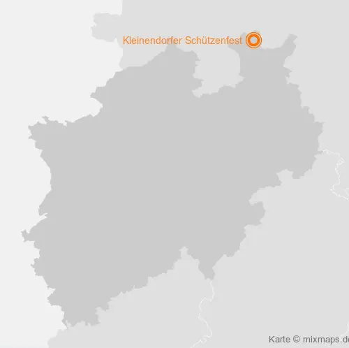 Karte Nordrhein-Westfalen: Kleinendorfer Schützenfest, Kleinendorf