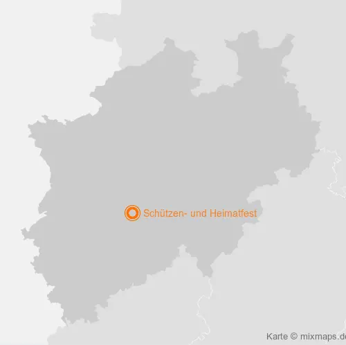 Karte Nordrhein-Westfalen: Schützen- und Heimatfest, Remscheid