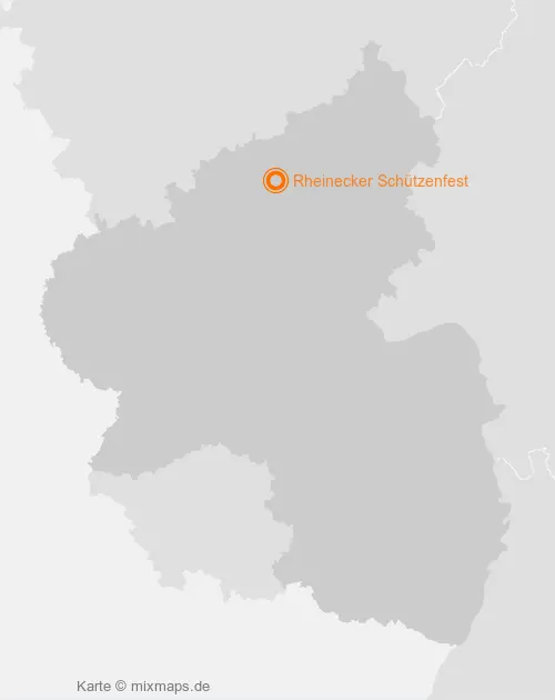 Karte Rheinland-Pfalz: Rheinecker Schützenfest, Rheineck