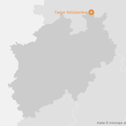 Karte Nordrhein-Westfalen: Tielger Schützenfest, Rahden