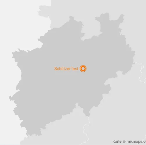 Karte Nordrhein-Westfalen: Schützenfest, Westönnen