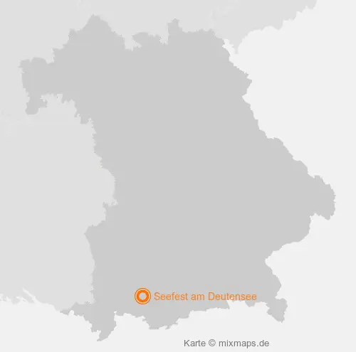 Karte Bayern: Seefest am Deutensee, Steingaden