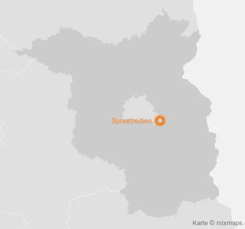 Karte Brandenburg: Spreetreiben, Erkner