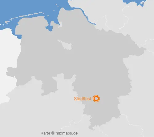 Karte Niedersachsen: Stadtfest, Alfeld (Leine)