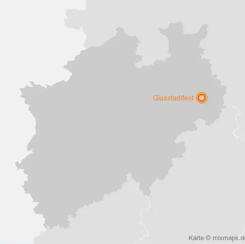 Karte Nordrhein-Westfalen: Glasstadtfest, Bad Driburg