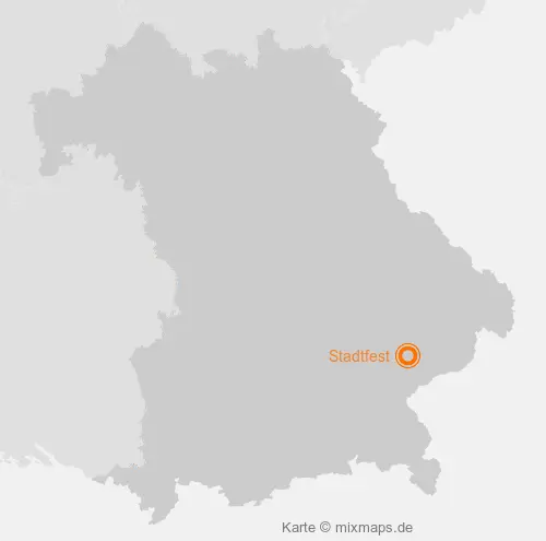 Karte Bayern: Stadtfest, Eggenfelden
