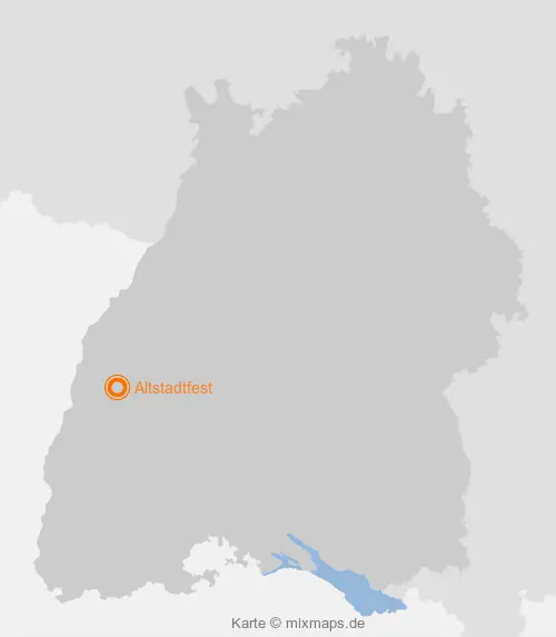 Karte Baden-Württemberg: Altstadtfest, Gengenbach