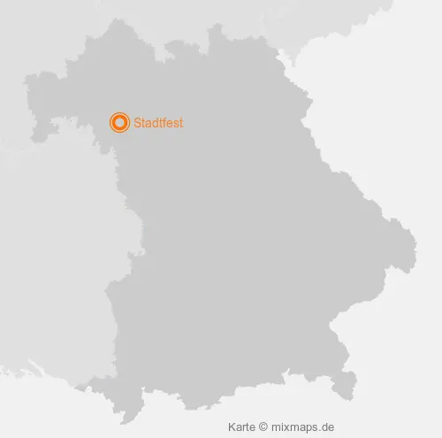 Karte Bayern: Stadtfest, Kitzingen