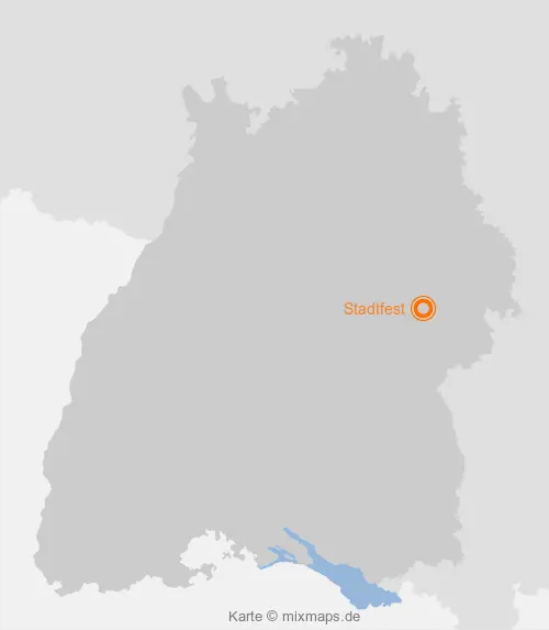 Karte Baden-Württemberg: Stadtfest, Lauterstein