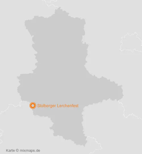 Karte Sachsen-Anhalt: Stolberger Lerchenfest, Stolberg (Harz)