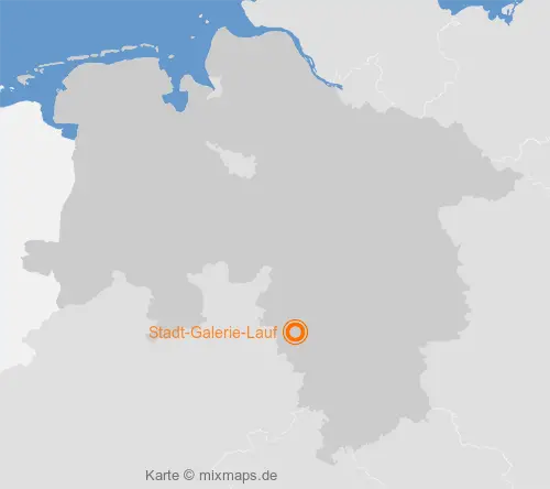 Karte Niedersachsen: Stadt-Galerie-Lauf, Hameln