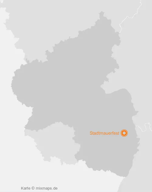 Karte Rheinland-Pfalz: Stadtmauerfest, Freinsheim