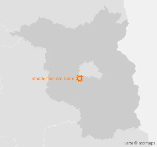 Karte Brandenburg: Stadtteilfest Am Stern, Potsdam