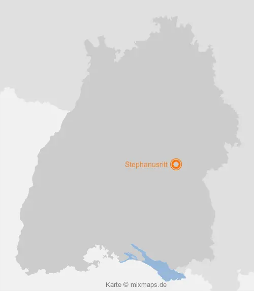 Karte Baden-Württemberg: Stephanusritt, Westerheim