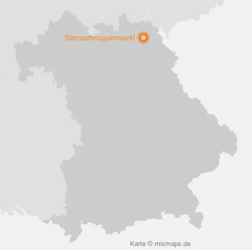 Karte Bayern: Sternschnuppenmarkt, Münchberg