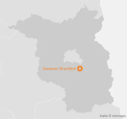 Karte Brandenburg: Zeesener Strandfest, Zeesen