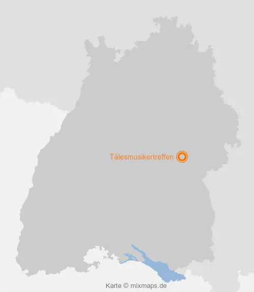 Karte Baden-Württemberg: Tälesmusikertreffen, Bad Ditzenbach