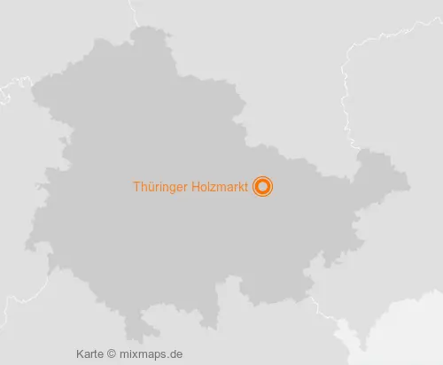 Karte Thüringen: Thüringer Holzmarkt, Jena