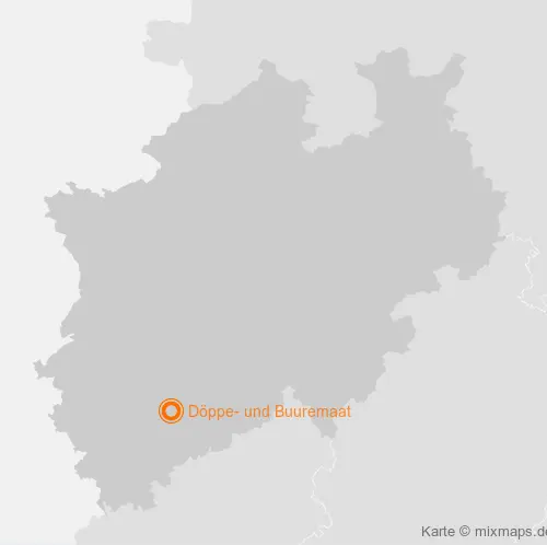 Karte Nordrhein-Westfalen: Döppe- und Buuremaat, Brühl