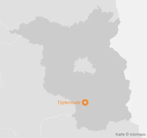 Karte Brandenburg: Töpfermarkt, Dahme/Mark