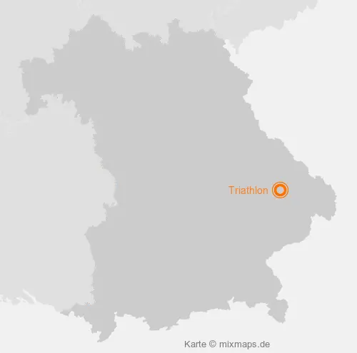 Karte Bayern: Triathlon, Deggendorf