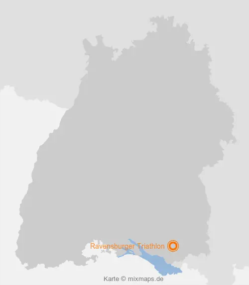 Karte Baden-Württemberg: Ravensburger Triathlon, Ravensburg