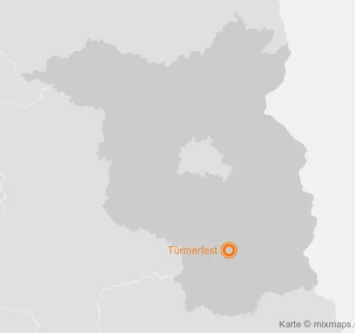 Karte Brandenburg: Türmerfest, Luckau