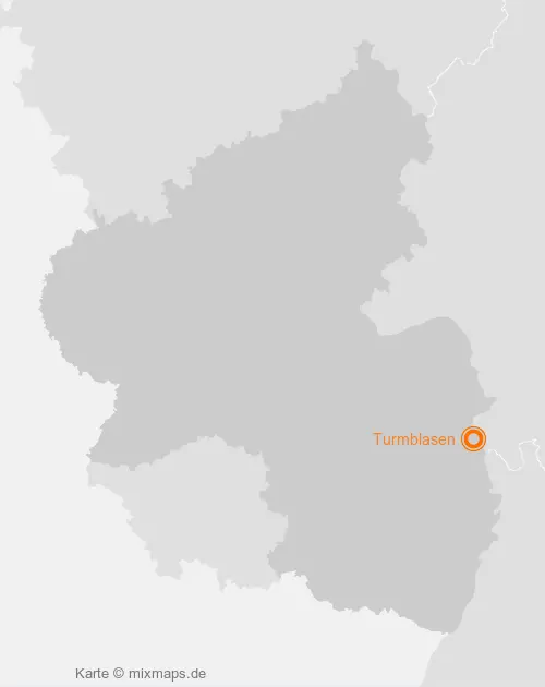 Karte Rheinland-Pfalz: Turmblasen, Worms