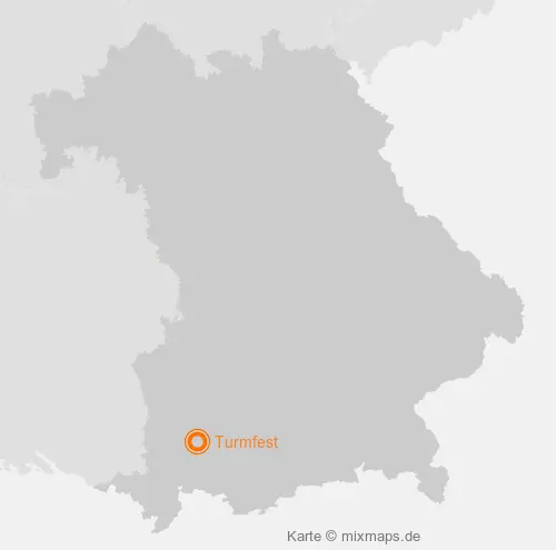 Karte Bayern: Turmfest, Kaufbeuren