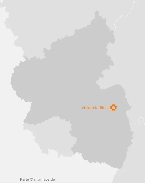 Karte Rheinland-Pfalz: Volkerstadtfest, Alzey