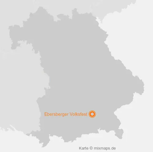 Karte Bayern: Ebersberger Volksfest, Ebersberg