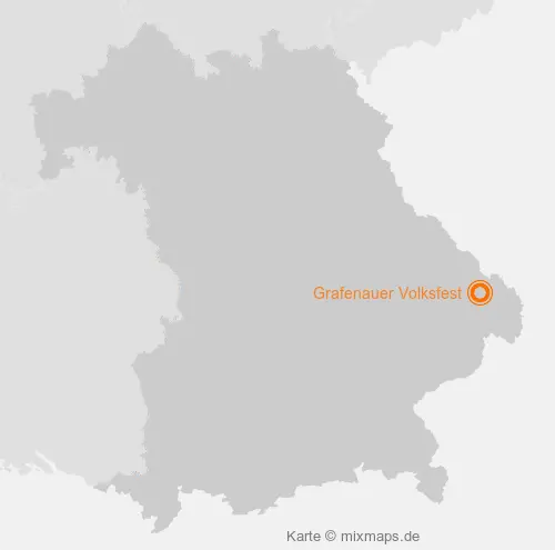 Karte Bayern: Grafenauer Volksfest, Grafenau