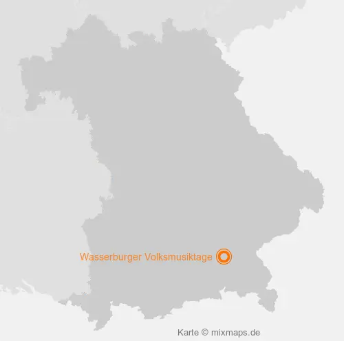 Karte Bayern: Wasserburger Volksmusiktage, Wasserburg am Inn