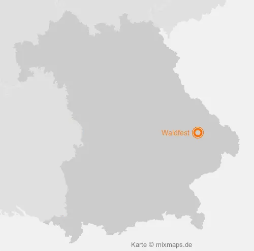 Karte Bayern: Waldfest, Berg