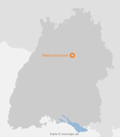 Karte Baden-Württemberg: Weihnachtsmarkt, Affalterbach